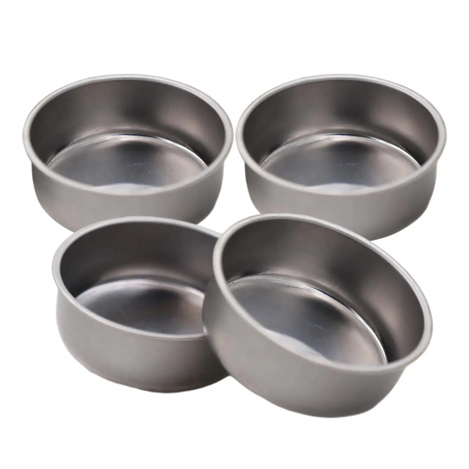 Suporte de combustível de calor para acampar Bandejas duráveis de aquecimento de buffet Suporte leve de combustível enlatado para caminhadas Buffet para churrasco, 4 pcs