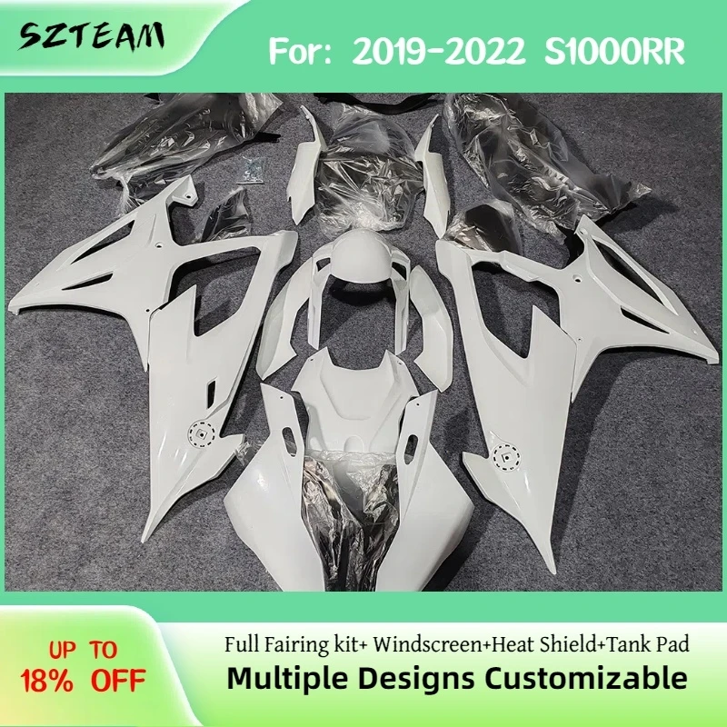 

Комплект обтекателей для BMW S1000RR 2019-2022, литье под давлением, цветные мотоциклетные панели, обтекатели S1000 RR 19-22 PRO-2