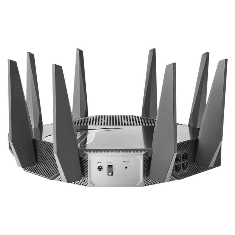 

ASUS GT-AXE11000 WiFi 6E ROG Rapture Tri-Band 802.11AX Gaming Router New 6GHz Band, 2.5G WAN/LAN Port, PS5 Compatible VPN Fusion