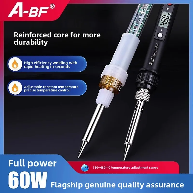 

220V Industrial Temperature Control Soldering Iron Kit 836 with Adjustable Heat for Home Use