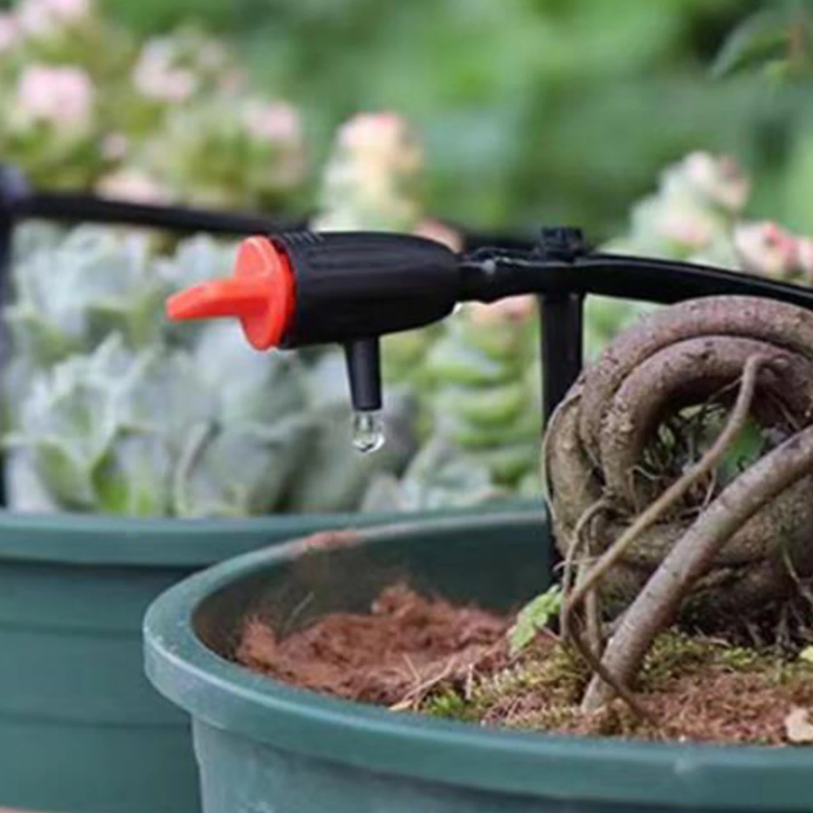 0~40/60L Adjustable Dripper Micro Drip Irrigation Regulator Emitter Garden Folwer Bed Plant Succulent Flower Watering