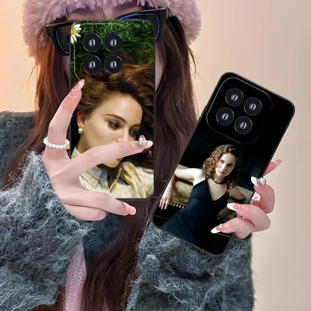 

Natalie Portman Mobile Phone Case for Xiaomi 15 14 13 12 Mi 11 T Ultra Lite Pro S X 5G Colour Printing Luxury Pretty Cover