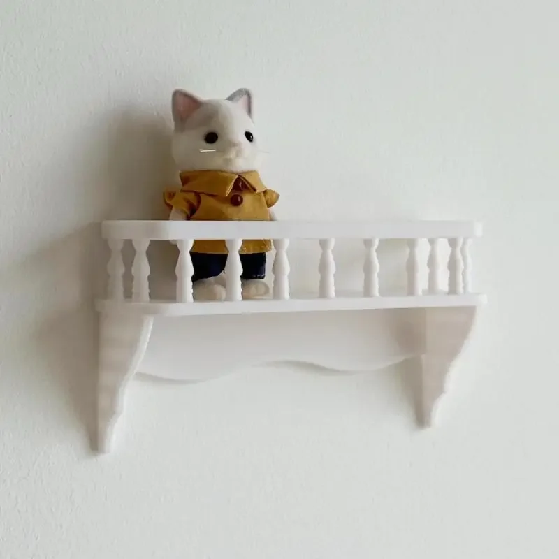 

1/5Pcs Micro Model Miniature Building Model Accessories 1: 12 Dollhouse Simulation Wall Mounted Storage Rack Scene Decoration