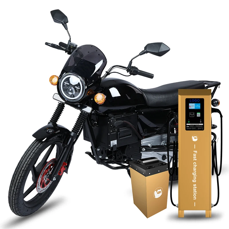 Ultra-long range 3000w electric motorcycle, electric motorcycle for freight delivery and food delivery services.