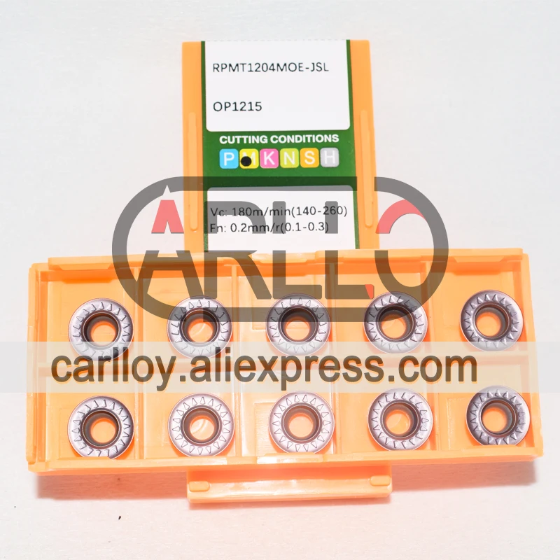 RPMT10T3MOE-JSL RPMT1204MOE-JSL RPMT RPMT10T3 RPMT1204 Carbide Milling Inserts R5 R6