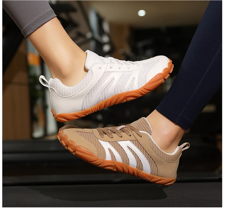 Unisex Barfußschuhe mit breiter Zehenpartie, Freizeit-Sportschuhe für Damen, Laufschuhe, minimalistische, rutschfeste, atmungsaktive Walking-Sportschuhe – Detail 24