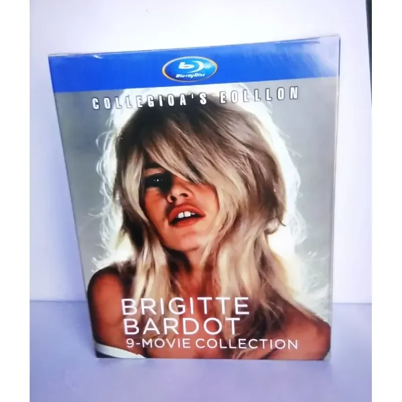 Free Shipping Idle Blu Ray Exquisite Set Brigitte Bardot 9 Videos Collection