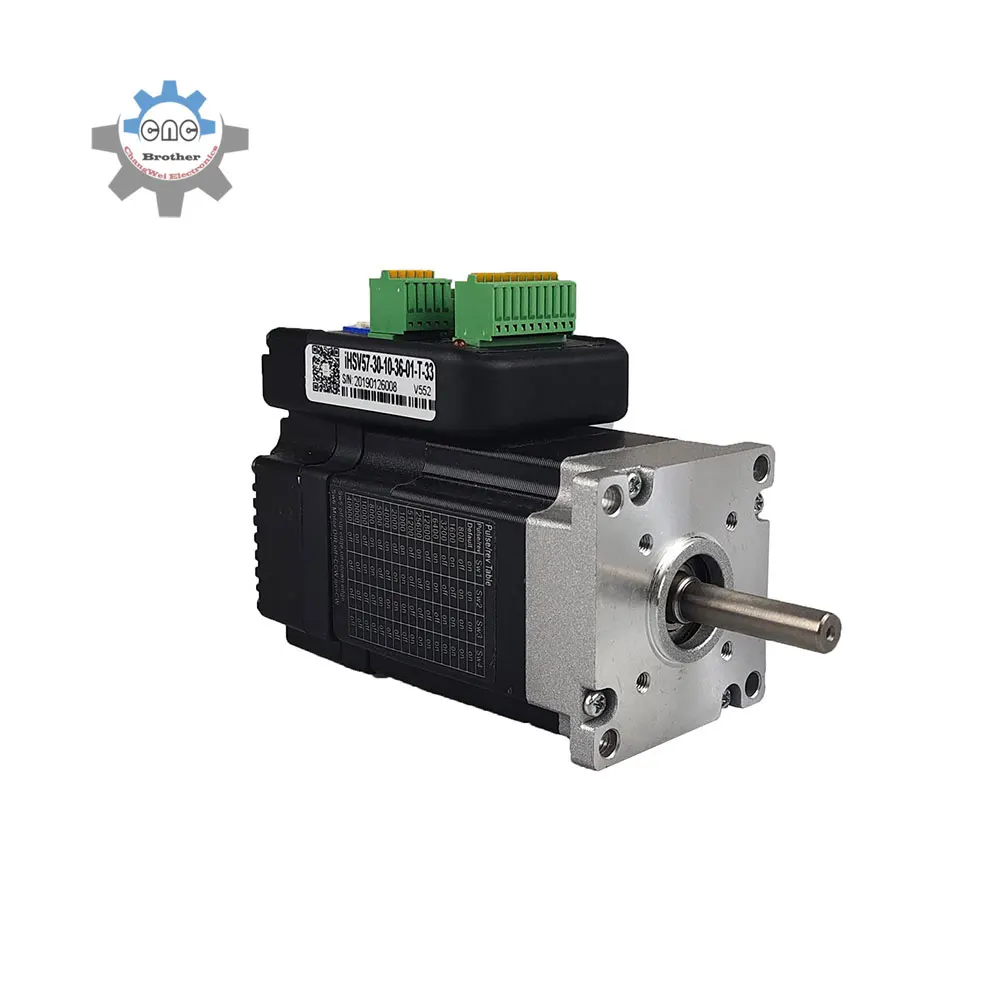 IHSV57-30-10-36-01-T-33 Servo Motor NEMA23 / 57 JMC Integrated Servo Motor Driver + Motor Integrated 100W 0.29NM DC36V