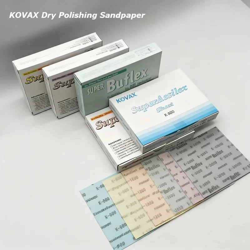 

5pcs Superassilex Japan Kovax Rectangular Dry Polishing Sandpaper Super Fine Lacquer Abrasive Automotive Hardware Car Polishing