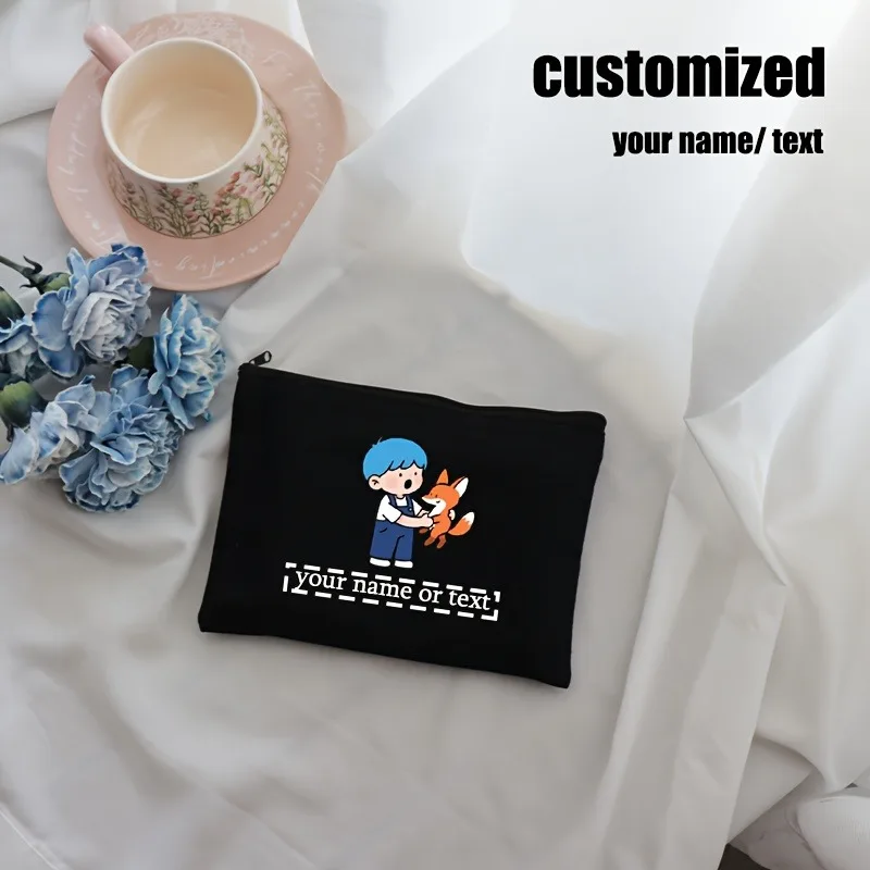 Customize your name. Makeup bag. Organizer bag. Wallet. Signature pen bag. Personalized coin bag. Ladies beauty box.