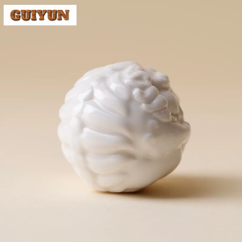 الخزف الأبيض Pixiu فورتشن حامل البخور البخور الدخان شلال البخور المعلقات عززات مبخرة الملحقات الداخلية الحرفية