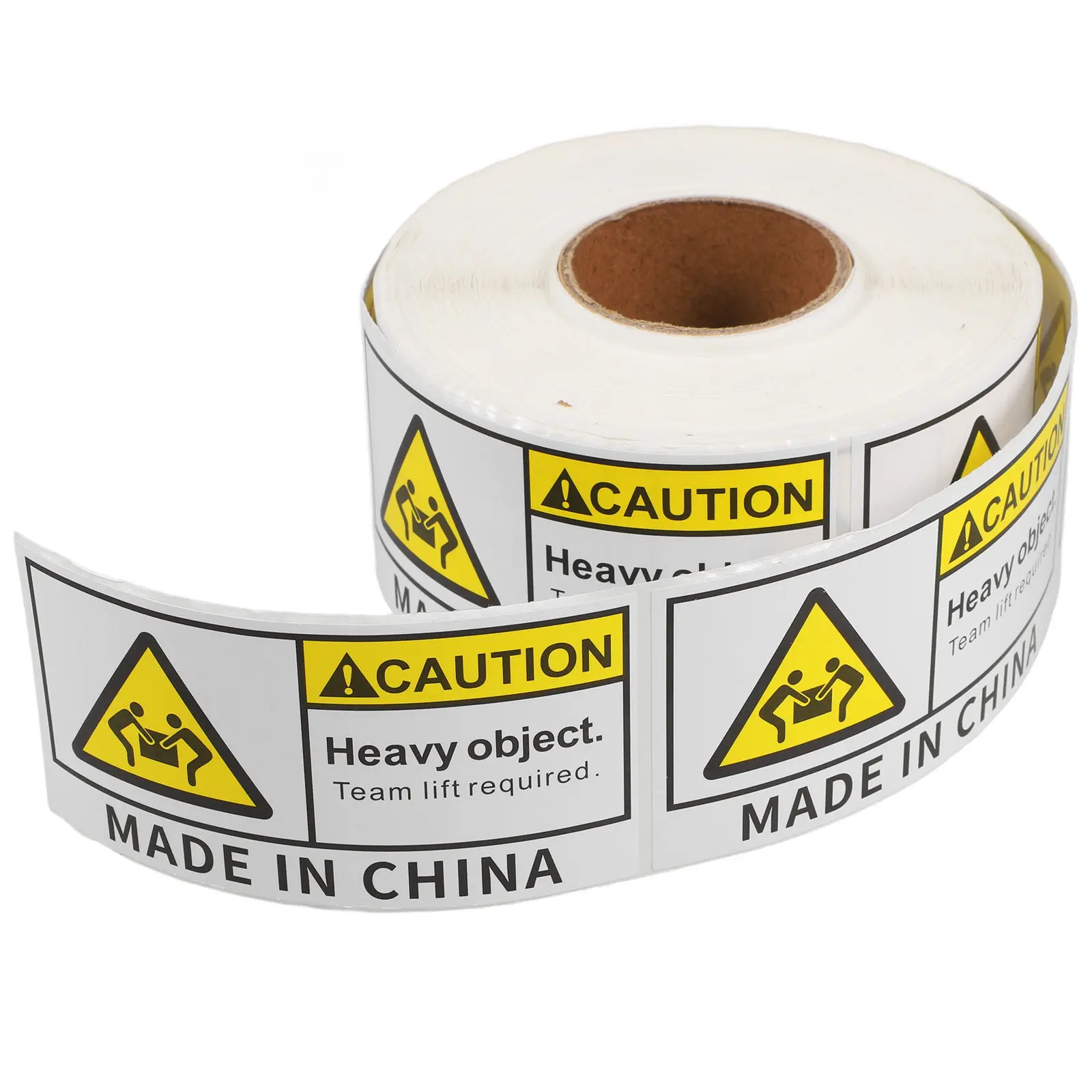 

500 Sheet Heavy Duty Overweight Caution Stickers Team Lift Required Warning Labels for Shipping and Moving Caution Stickers