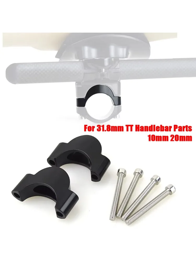 AliExpress Road Bicycle Rising Spacer 10/20mm Aluminum Alloy TT Handlebar Parts For 31.8mm Round Tubes Bike