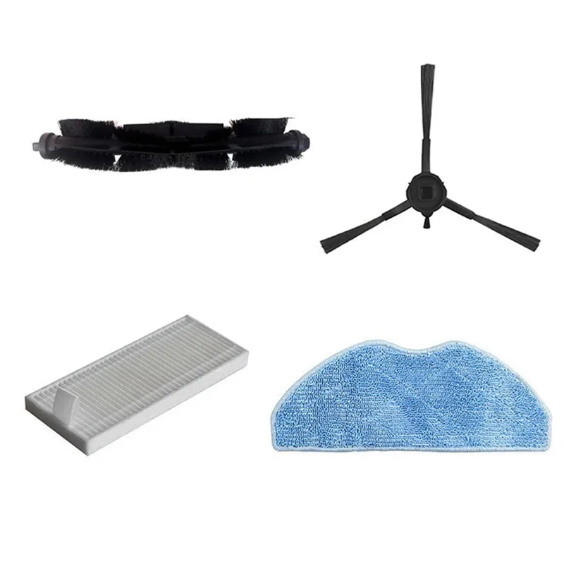 

AA01-For Tefal X-Plorer Serie 75 S+ Robot Vacuum Cleaner Roller Main Side Brush Hepa Filter Mop Cloth Accessories