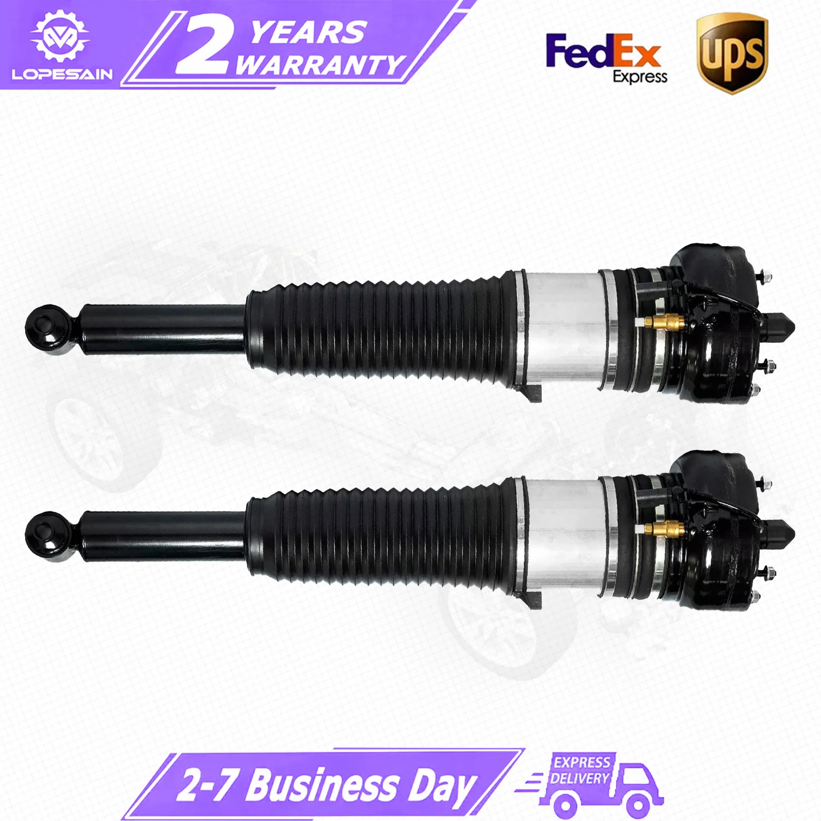 Pair For Rear Right/Left Air Suspension Struts Fit Audi A8 D4 4H A6 C7 4G Quattro 4H0616002M 4H0616002N 4H0616001M