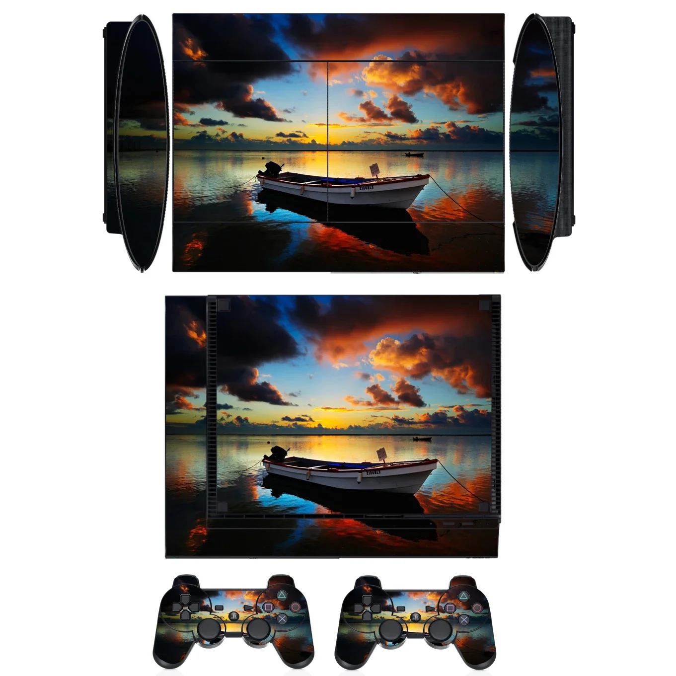 Piękna sceneria 3304 winylowa naklejka ochronna na Sony PS3 Super Slim i 2 naklejki na kontroler