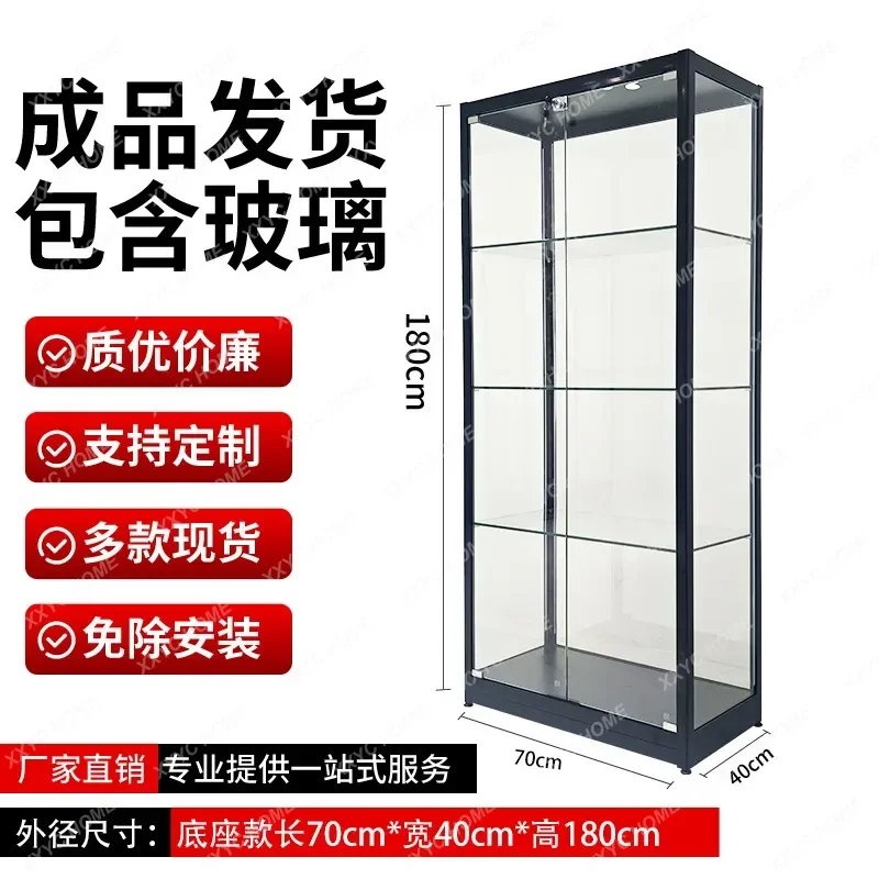 

FG11Glass Display Cabinet Transparent Model Glass Display Cabinet Gift Display