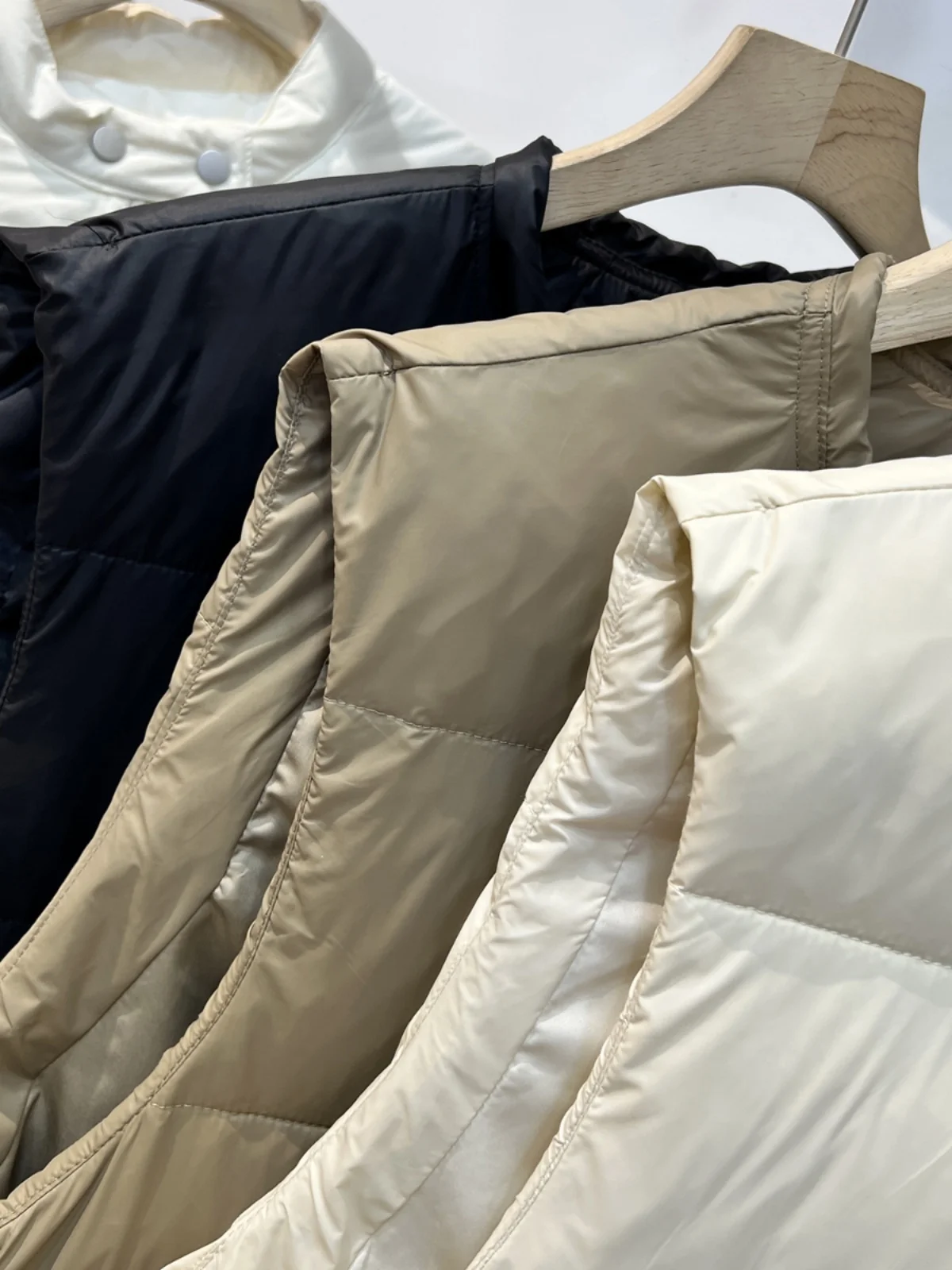 Vrouwen ort down Katoenen Vest 2024 Winter Warm Dstring ronde Ne Fce Gevoerd Pendelen Sle Thiened Rits Pure Kleur