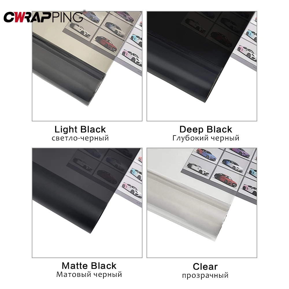 50x200cm Car Light Headlight Taillight Tint Vinyl Waterproof Protect Film Lamp Car Stickers for Car Wrap Car Sticker Accessories