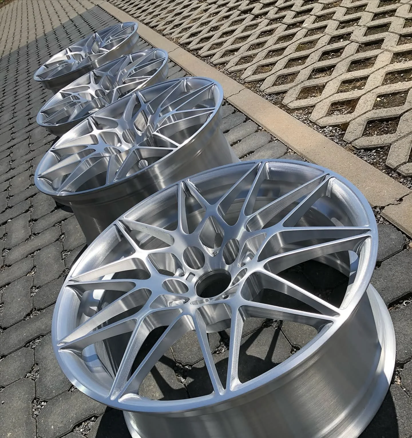 عجلة سيارة ركاب عالية مقعرة قطعة واحدة مقاس 5x120 5x112 18 19 ~ 22 بوصة إطارات لـ. عجلات M3 M4 F80 G80 Rcacing المصنوعة من خليط معدني #4