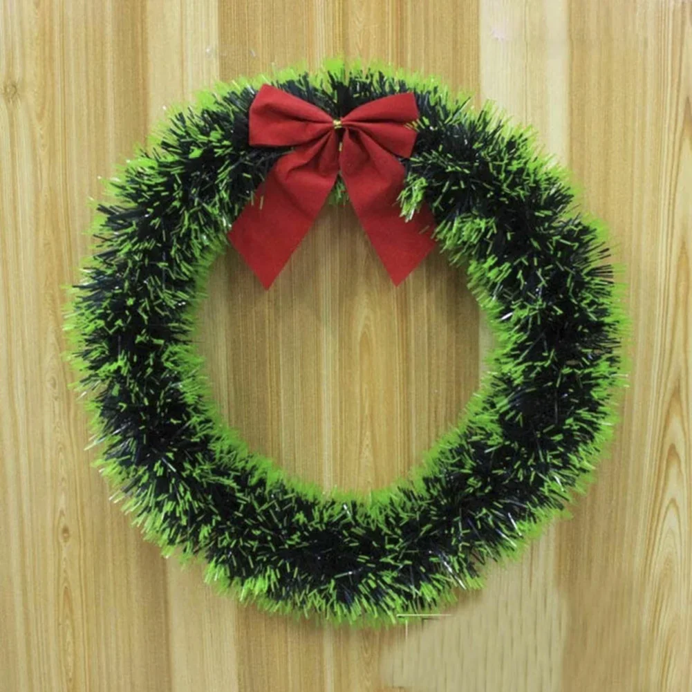 35cm Christmas Wreath Decorations High quality Artificial Christmas Door Festival Garland Hanging Wreath Kit Set