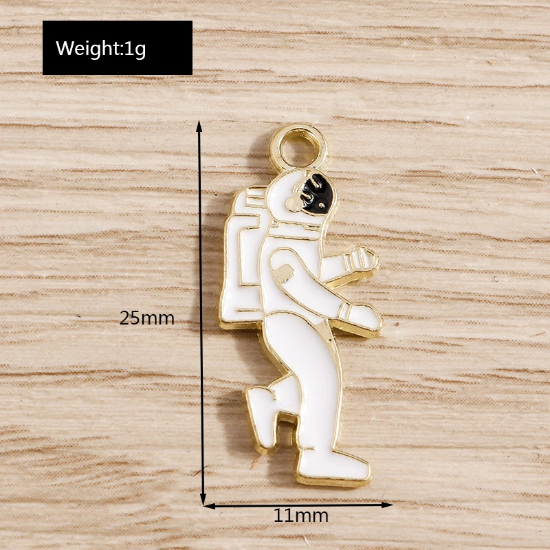 Tusember 10 Stück Cartoon Emaille Sonne Mond Stern Charms Anhänger für Halskette Ohrringe Armband DIY Schlüsselanhänger Schmuckherstellung Zubehör – Detail 18