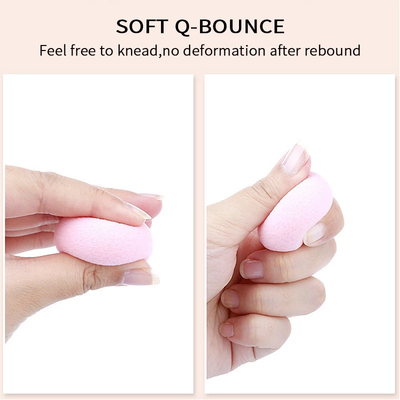 100Pcs Mini Makeup Sponge Powder Puff Beauty Egg for Makeup Concealer Liquid Foundation Face Cosmetic Puff Make Sponge Wholesale