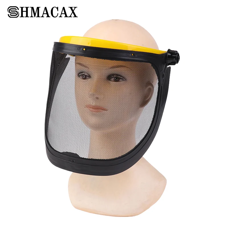 

Защитный шлем для сада, Защитная Сетчатая Маска на все лицо для стрижки травы и лесозаготовки