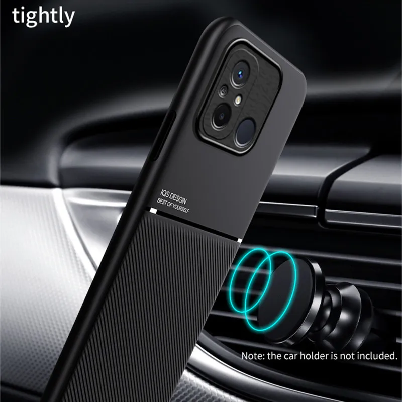 For Xiaomi Redmi 12C Case Magnetic Car Holder Leather Phone Cases For Redmi 12 C C12 Redmi12C 4G 2023 6.71\