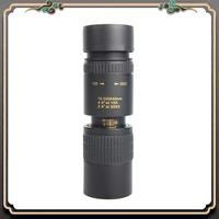10-300X40 Zoom Telescope Black HD 4K Portable Strong Binoculars Long Range Professional Monocular Prisms Forcamping