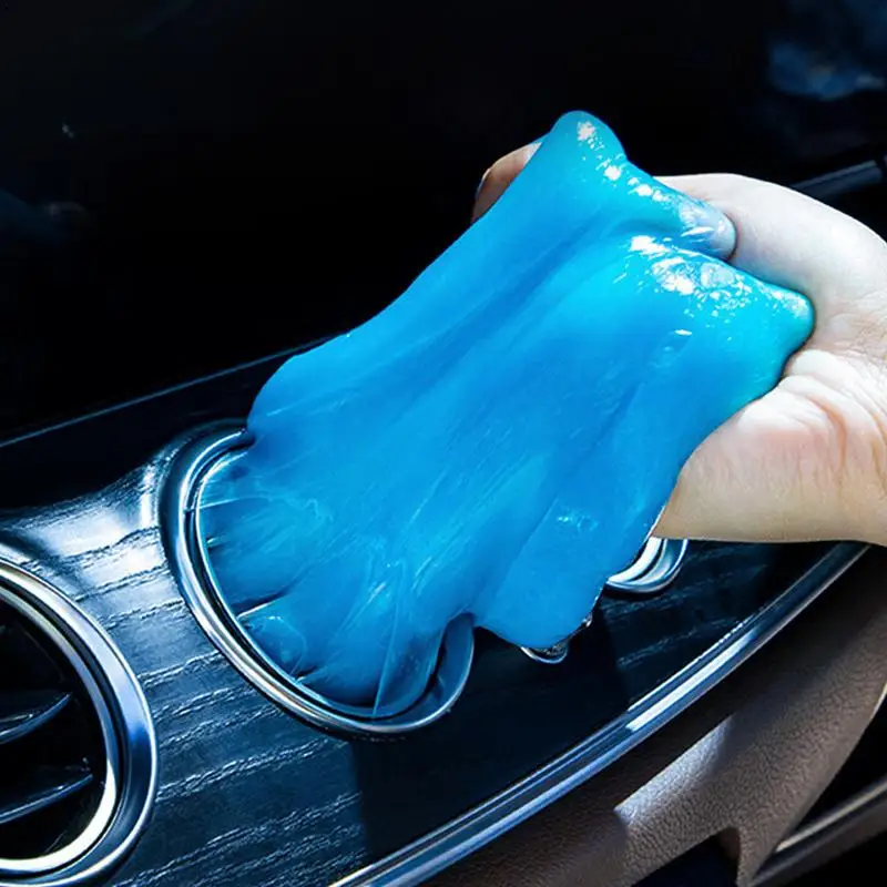 Car Cleaning Gel Reusable Keyboard Cleaner Gel Automobile Air Vent Dust Removal Gel Multiuse Dirt Cleaner Slime Auto Cleaning