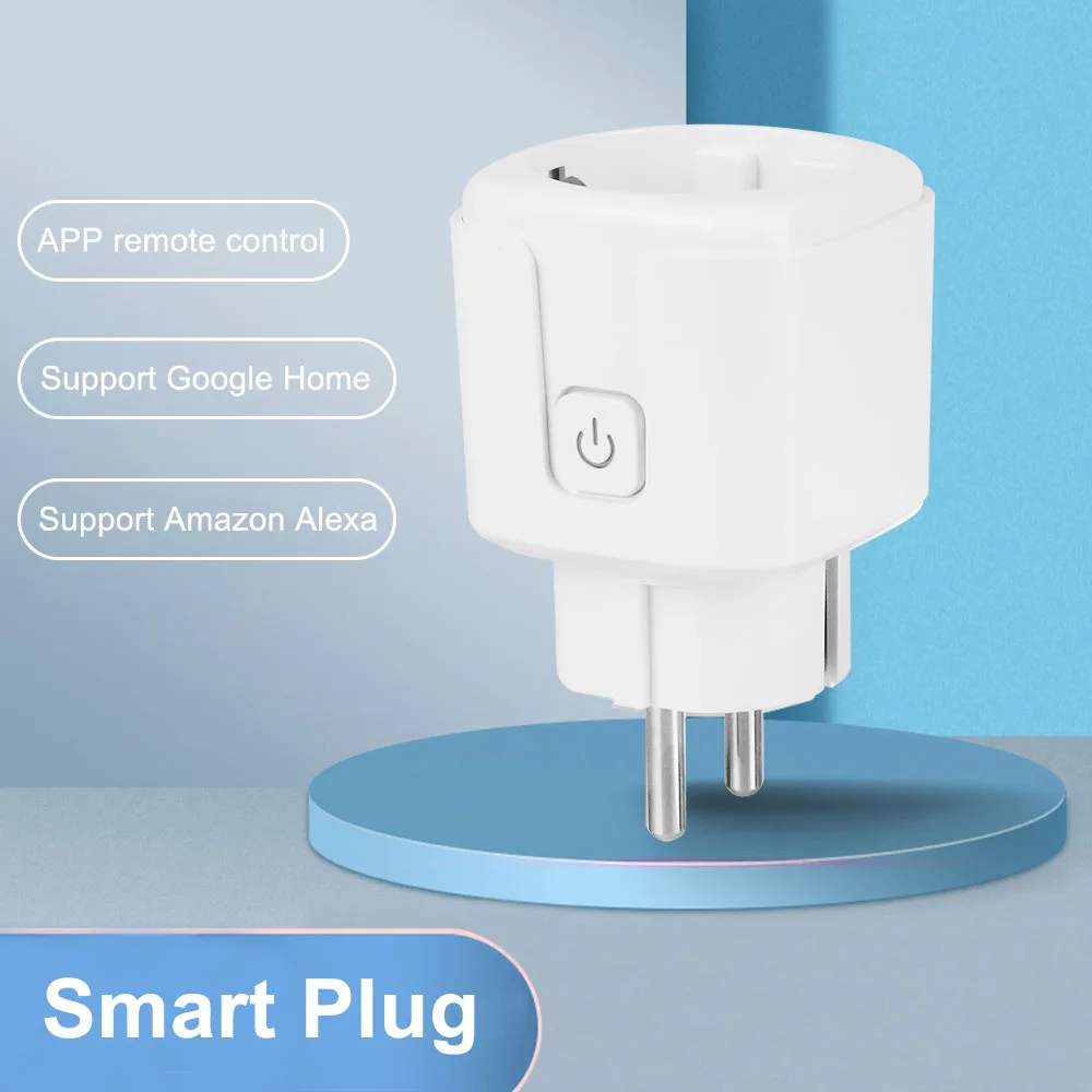 

With Power Monitoring Support Google Assistant Alexa Wifi Smart Plug Remote Control EU 16A Smart Life APP Smart Socket