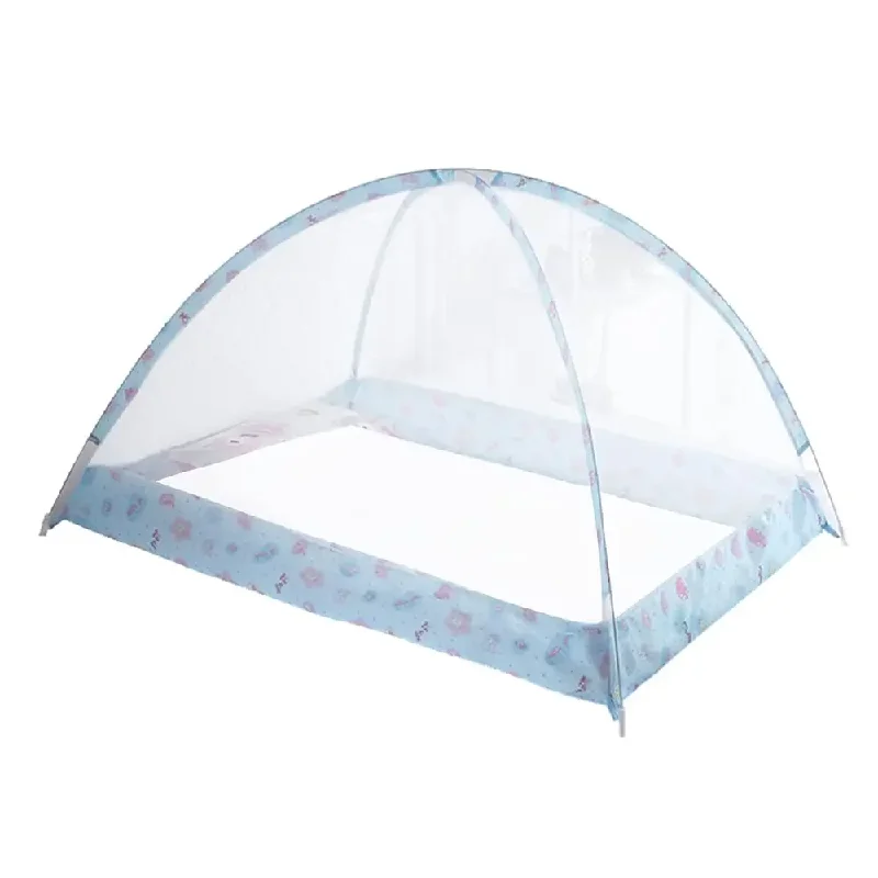 Crib Mosquito Net Breathable Crib Netting Canopy Universal Size Crib Tent Foldable Protection Mesh Net Cover Arched Crib Bug