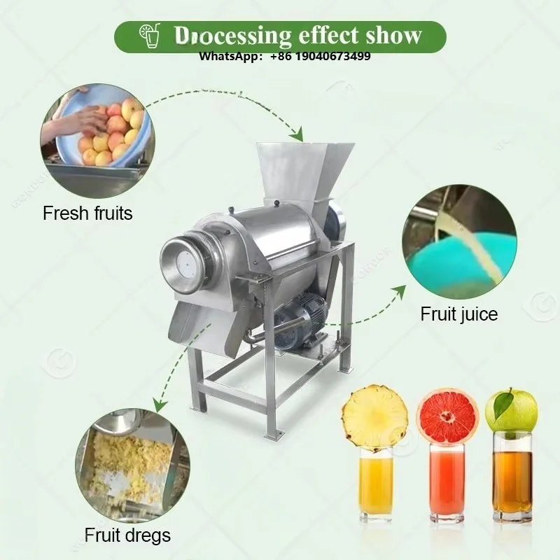Commercial Make Carrot Aloe Vera Pulper Fruit Seed and Pulp Separation Finisher Passion Fruit Juice Extract Machine FWX
