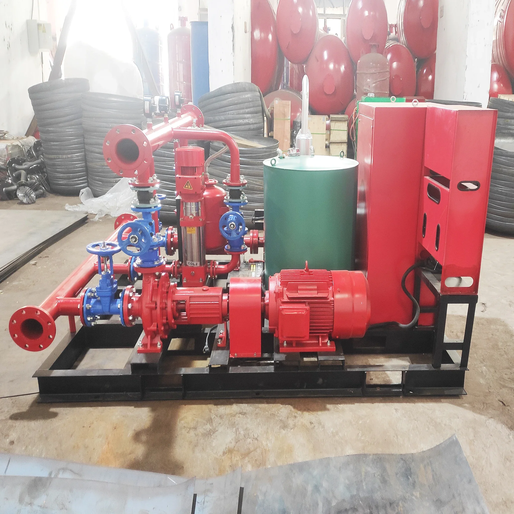 

Skid Mounted Fire System Pumps, Max 3000GPM 200PSI