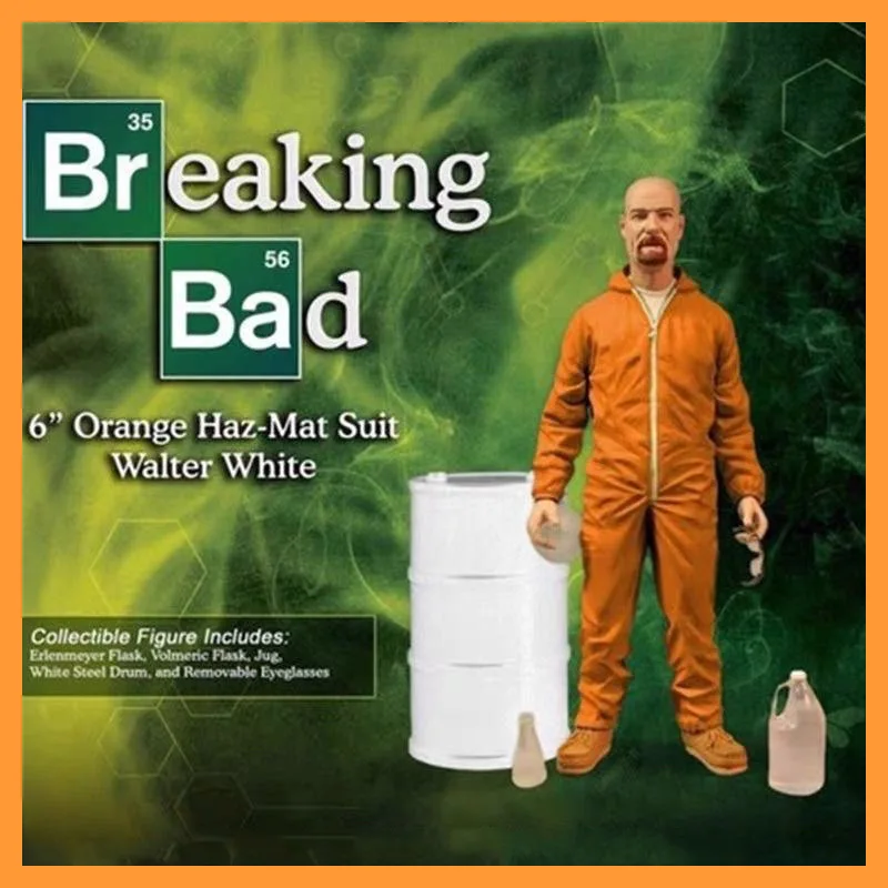 

Новый бренд в наличии Mezco 1/6 для мужчин солдат Breaking Bad Old White Heisenberg полный набор 7-дюймовая экшн-фигурка модель для фанатов подарки