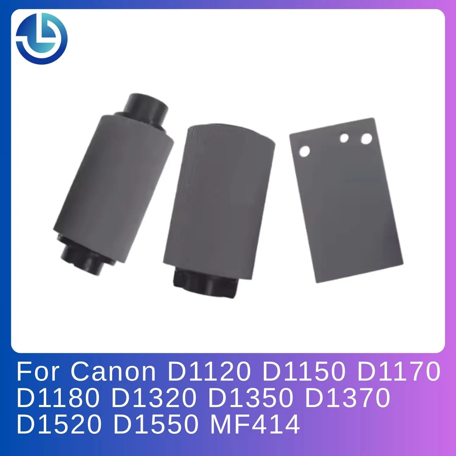 Kit de Mantenimiento ADF, Rodillo de Recogida de Papel, Almohadilla de Separación para Canon D1120 D1150 D1170 D1180 D1320 D1350 D1370 D1520 D1550 MF414