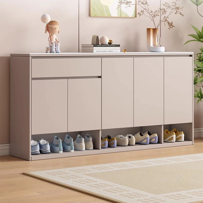 

Storage Mobile Shoe Cabinet Organizer Living Room Display Wooden Designer Slippers Shoe Shelf Vertical Muebles Home Furniture