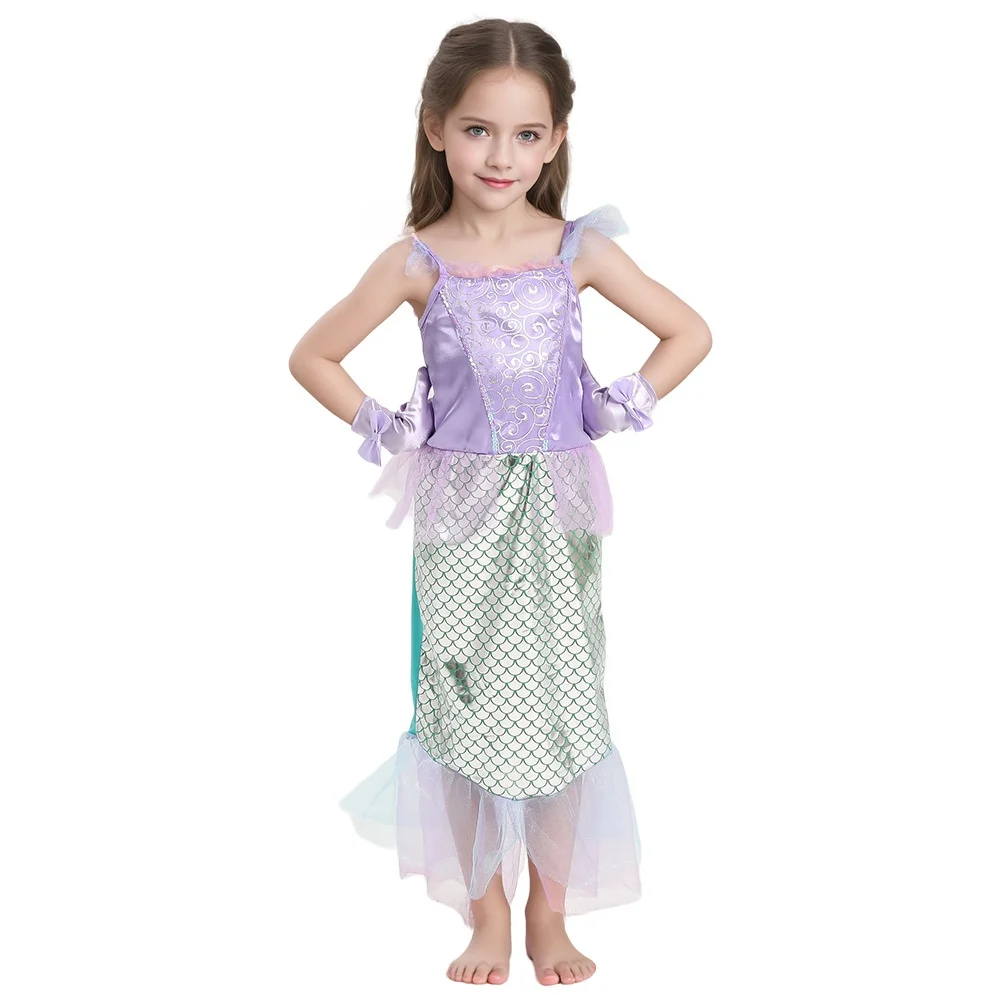 

Princ Costume Children's Performance loween Par Little Mermaid Role Play Costume Dr up Fairy T Theme Outfit