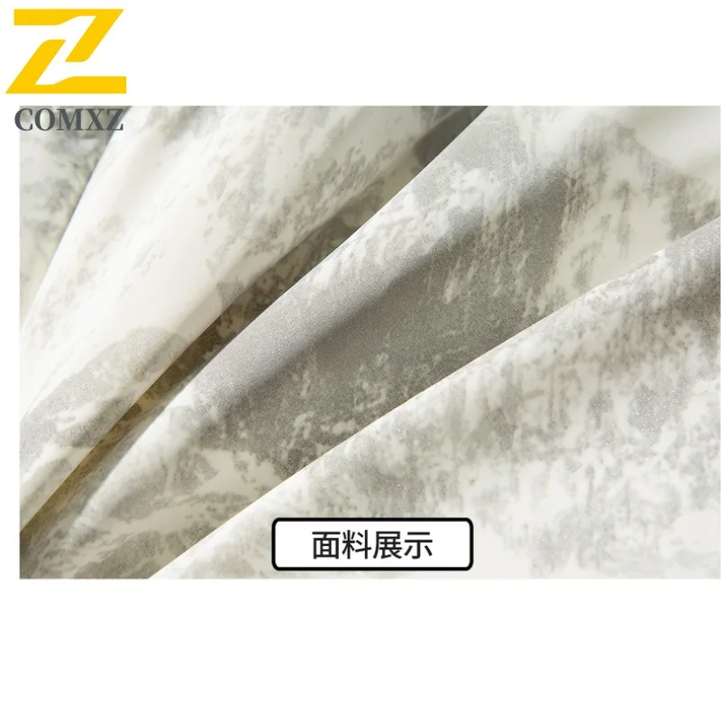 COMXZ 2025 Men Puffer Coat Hooded Outdoor Camping Windbreaker Workwear Versatile Mountain Casual Cold Protection Padded Coat