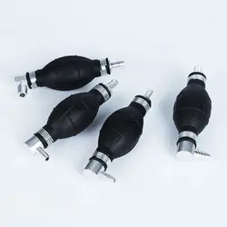 6/8/10/12mm Manual Fuel Pump Rubber Aluminum Hand Primer Oil Gasoline Petrol Diesel Liquid Transfer Tool