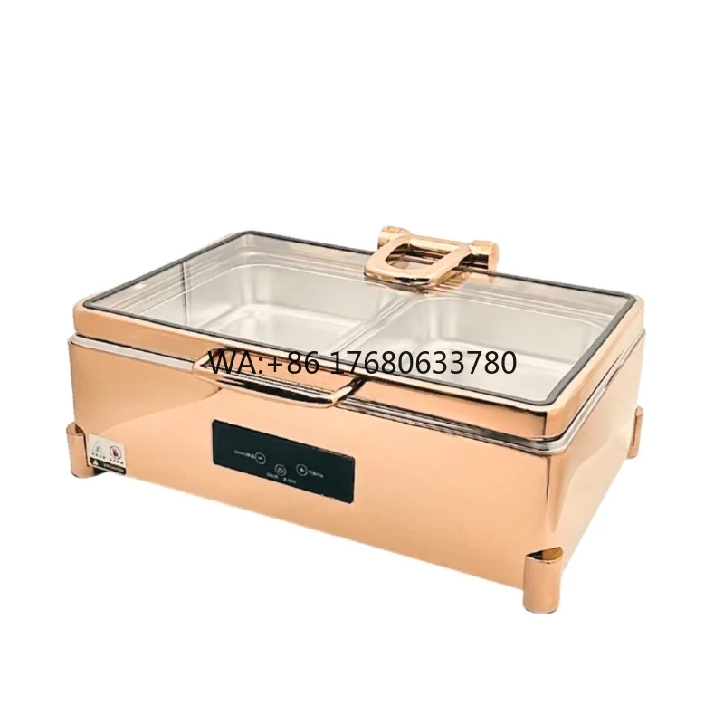 

Chafing Dish Hydraulic System Chafer Food Serving Equipment Buffet Set Restaurant Cafe Kitchenware High Quality Electric