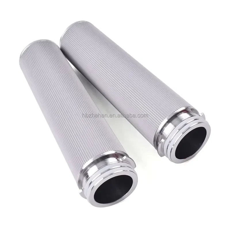 316 Stainless Steel Sintered Mesh Filter Cylindrical Titanium Microporous Liquid Filtration Element 40 Mesh Woven Screen