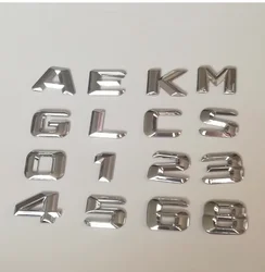 Trunk Rear Emblem Badge Letters Sticker For Mercedes Benz AMG C CLK CLS Class S GL ML SLK GLK A B E W205 W213 GLA GLC W211 W210