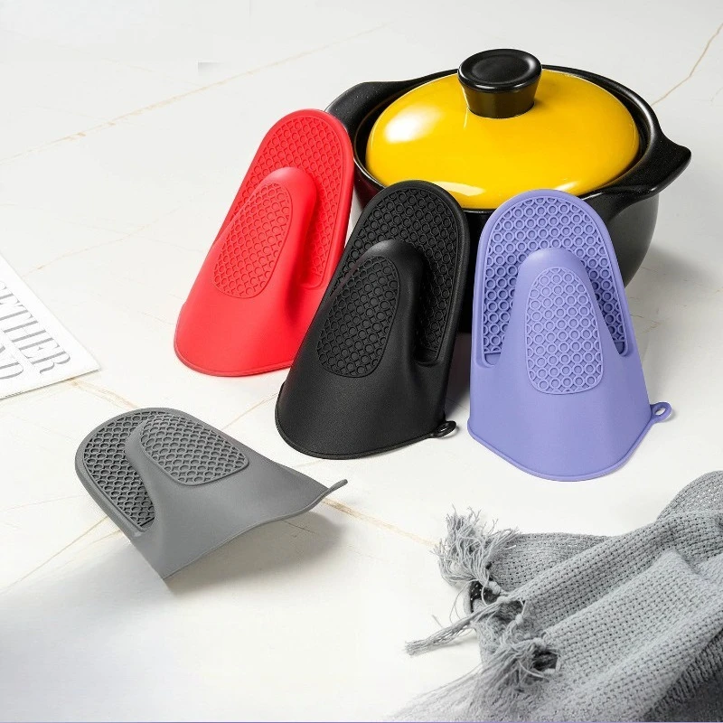 Thickened Silicone Hand Clip, Kitchen Silicone Insulated Gloves, Household Oven baking Tools