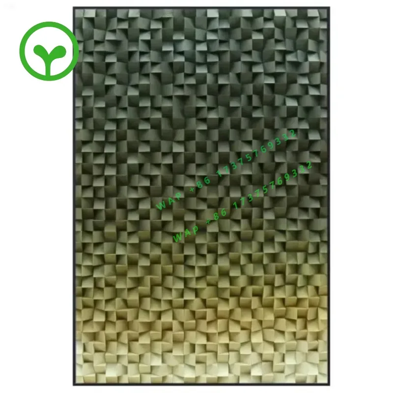 Wooden wall art large 3D relief handmade mural mosaic hall room hanging hotel living room decorative mural