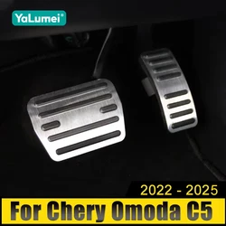 FĂźr chery omoda 5 c5 fx Aluminium legierung Auto Gaspedal Gas Pedal Bremspedale Abdeck polster rutsch festes ZubehĂśr