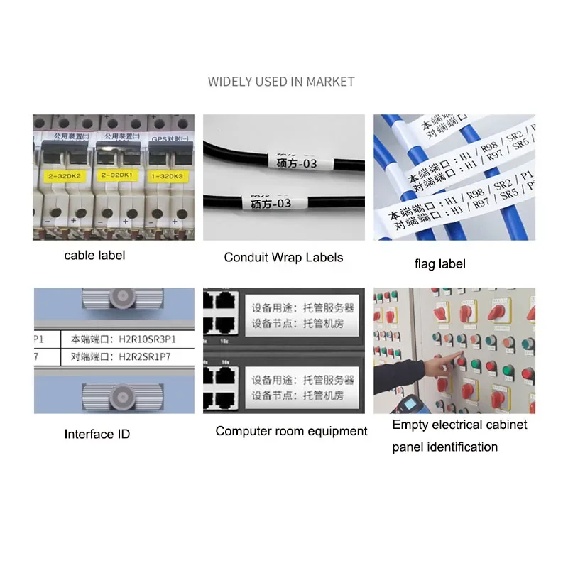 Nieuwe Lijn Nummer Machine Sticker 76i/80/86/60i/66i Kabel Power Label Printer Sticker nummer Buis Codering Machine