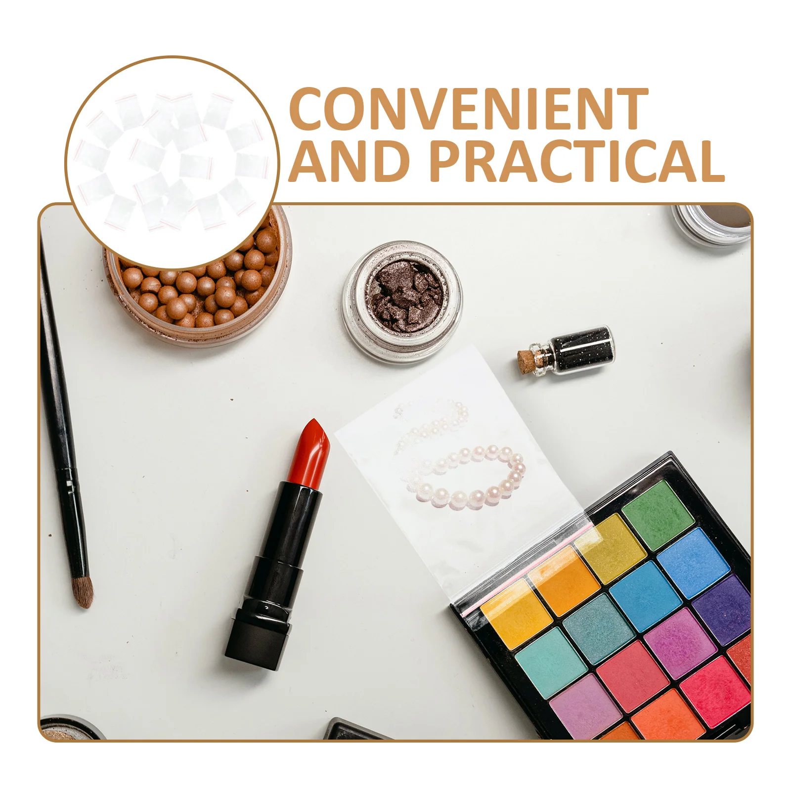 

1000Pcs Jewelry Storage Bag Clear Sealable Pouches for Travel Home Organization Waterproof Dirt Resistant Jewelry Protection