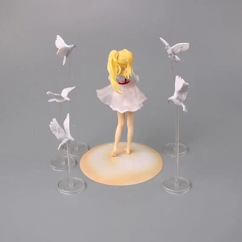 15Cm Japanese Anime Your Lie In April Figure Miyazono Kaori Surrounded By Seagulls Pvc Action Figures Model Ornament Toy Gifts